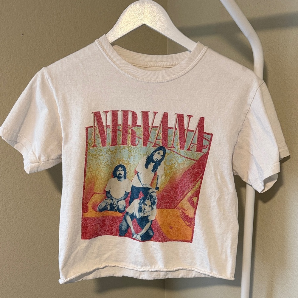 Nirvana Graphic Tee cropped
